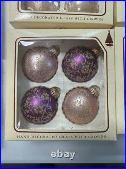 Christmas By Krebbs Glass Ornaments Vintage 102 Victorian Style Free Shipping Christmas By Krebbs Glass Ornaments Vintage 102 Victorian Style Free Shipping