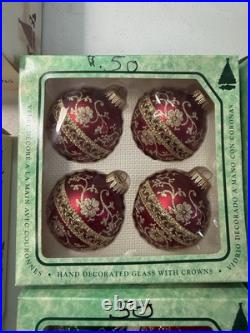 Christmas By Krebbs Glass Ornaments Vintage 102 Victorian Style Free Shipping Christmas By Krebbs Glass Ornaments Vintage 102 Victorian Style Free Shipping