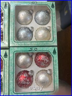 Christmas By Krebbs Glass Ornaments Vintage 102 Victorian Style Free Shipping Christmas By Krebbs Glass Ornaments Vintage 102 Victorian Style Free Shipping