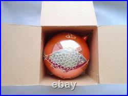 Christmas. New Year. Christmas tree decorations. Ball. Fish. RARE. Vintage USSR