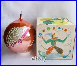 Christmas. New Year. Christmas tree decorations. Ball. Fish. RARE. Vintage USSR