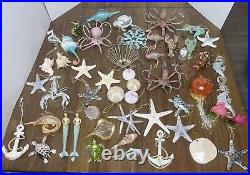 Christmas Ornament Lot Ocean Nautical Theme Beach Christmas Decor