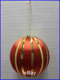 Christmas Satin Ornaments HandCrafted 1920's