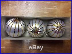 Christmas Satin Ornaments HandCrafted 1920's
