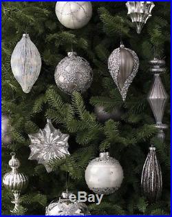 Christmas Tree Chrystal Glass Bauble Set, 35 Pieces, Balsam Hill, Decoration