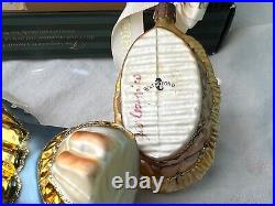 Christmas ornament set of 3 Waterford glass Holy Family Nativity Jim O'Leary MAX