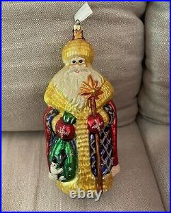 Christoper Radko St. Petersburg Santa Large Christmas Ornament