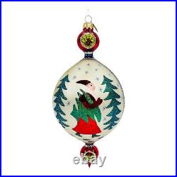 Christopher Radko 15TH ANNIVERSARY BLUE LUCY Christmas Ornament RARE 8.5
