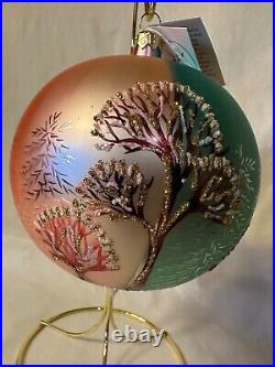 Christopher Radko 1995 Christmas Ball/Orb Ornament WINTER SCENE 95-233-0
