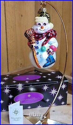 Christopher Radko 1999-2000 HOT N FROSTIES SKATES Glass Christmas Ornament 5.5