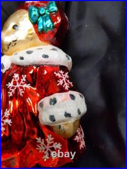 Christopher Radko 2004 Muffy VanderBear Snow Queen Glass Ornament Rogers Gardens Christopher Radko 2004 Muffy VanderBear Snow Queen Glass Ornament Rogers Gardens