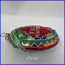 Christopher Radko 2006 Feliz Navidad Glass Christmas Ornament