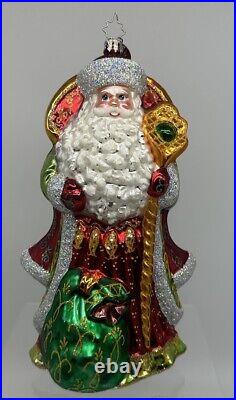 Christopher Radko 20th Anniversary Regal Romanov Christmas Ornament 2004 Santa