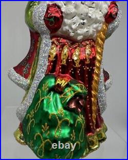 Christopher Radko 20th Anniversary Regal Romanov Christmas Ornament 2004 Santa