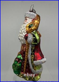 Christopher Radko 20th Anniversary Regal Romanov Christmas Ornament 2004 Santa