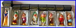 Christopher Radko 60th Anniversary Snow White 8 pc Collection