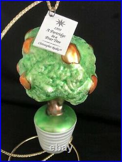 Christopher Radko A Partridge In A Pear Tree Twelve Days Of Christmas Ornament