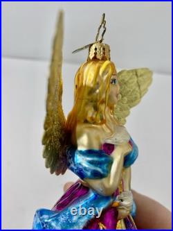 Christopher Radko A Prayer For Peace 2006 Christmas Ornament Blown Glass Angel
