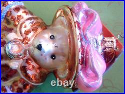 Christopher Radko Bloomingdale's Muffy Shopper Glass Blown Ornament