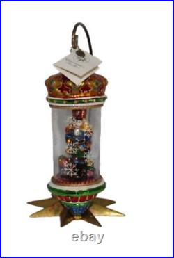 Christopher Radko Blown Glass Christmas Ornament Crystal Cracker Nutcracker