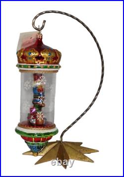 Christopher Radko Blown Glass Christmas Ornament Crystal Cracker Nutcracker