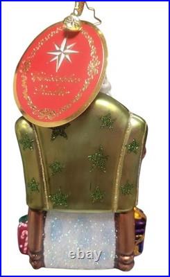 Christopher Radko Break Time Santa 102634 Ornament Made In Poland