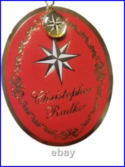 Christopher Radko Break Time Santa 102634 Ornament Made In Poland