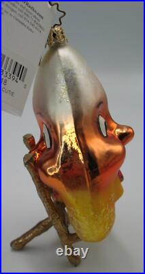 Christopher Radko CANDY CORN CUTIE Two Faced Halloween Ornament Rare HTF 2004