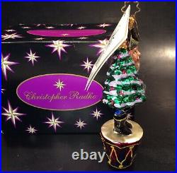 Christopher Radko CLARA'S CHRISTMAS Glass Ornament Nutcracker Drum Tree (76C)