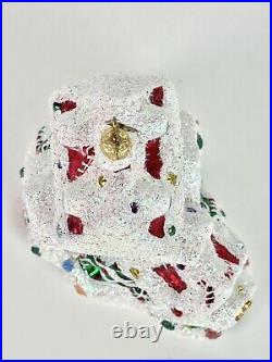Christopher Radko Candyland Suites Christmas Snow Covered House Ornament 1013224
