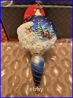 Christopher Radko Christmas Ornament Always Watching Santa NEW