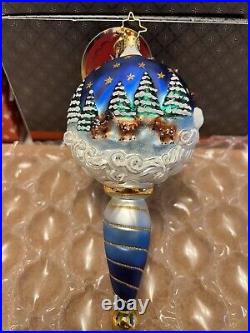 Christopher Radko Christmas Ornament Always Watching Santa NEW