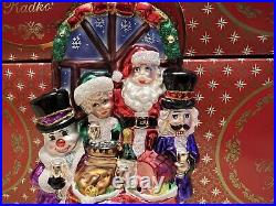 Christopher Radko Christmas Ornament Feast for All Santa NEW