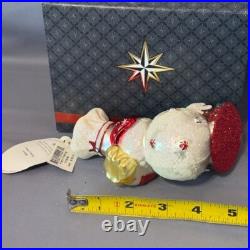 Christopher Radko Christmas Ornament Glass Frosty Frosting Snowman Cake RARE Box Christopher Radko Christmas Ornament Glass Frosty Frosting Snowman Cake RARE Box
