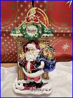 Christopher Radko Christmas Ornament Knock Knock Nick NEW