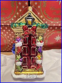 Christopher Radko Christmas Ornament Knock Knock Nick NEW