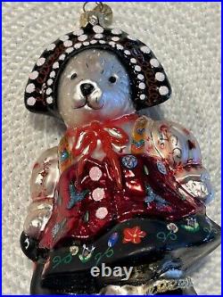 Christopher Radko Christmas Ornament Muffy Vanderbear Czarina Muffina 2000