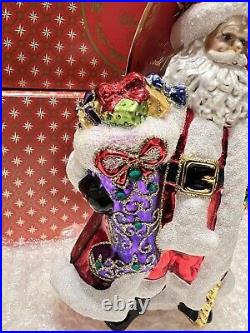 Christopher Radko Christmas Ornament Noble Nicholas Santa NEW