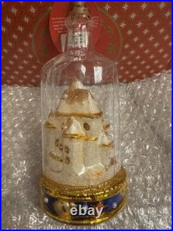 Christopher Radko Christmas Ornament Sand Castle in a Bottle NEW