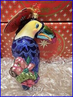 Christopher Radko Christmas Ornament Who Can Toucan NEW