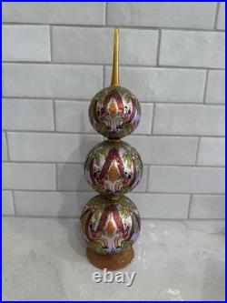 Christopher Radko Christmas Tree Topper And Ornament Orient Expressions Retired Christopher Radko Christmas Tree Topper And Ornament Orient Expressions Retired