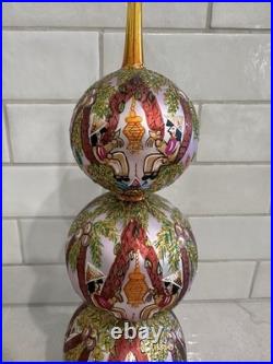 Christopher Radko Christmas Tree Topper And Ornament Orient Expressions Retired Christopher Radko Christmas Tree Topper And Ornament Orient Expressions Retired