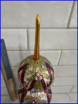 Christopher Radko Christmas Tree Topper And Ornament Orient Expressions Retired Christopher Radko Christmas Tree Topper And Ornament Orient Expressions Retired