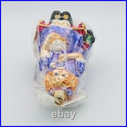 Christopher Radko Curds And Wait A Minute Glass Christmas Ornament 5 NEW W TAG