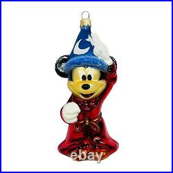 Christopher Radko Disney 1999 Sorcerer's Apprentice Mickey Christmas Ornament 6