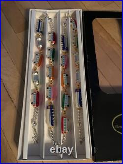 Christopher Radko Express Train Glass Garland 6 feet 1993