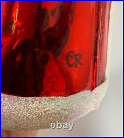 Christopher Radko Fancy Claus Santa Glass Christmas Ornament 2012