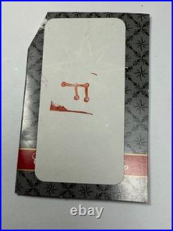 Christopher Radko Fancy Claus Santa Glass Christmas Ornament 2012