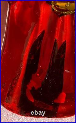 Christopher Radko Fancy Claus Santa Glass Christmas Ornament 2012