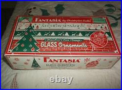 Christopher Radko Fantasia Grandma's Own Vintage Set 3 Glass Ornaments